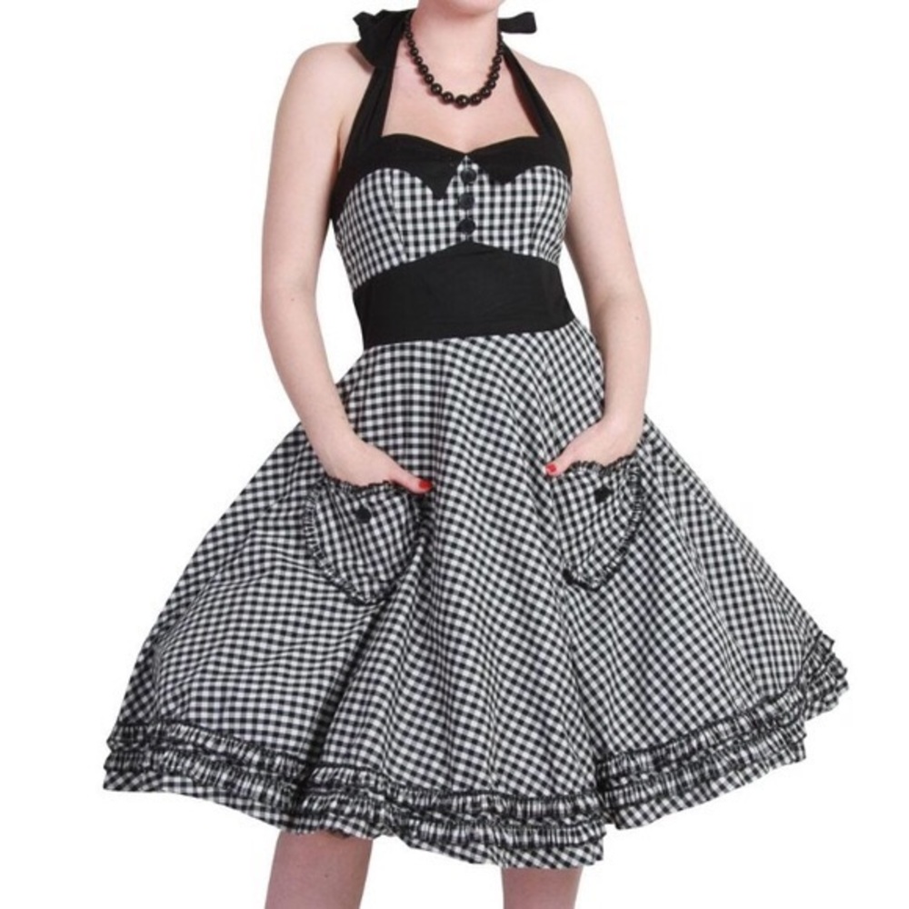 Hell Bunny Gingham Dress